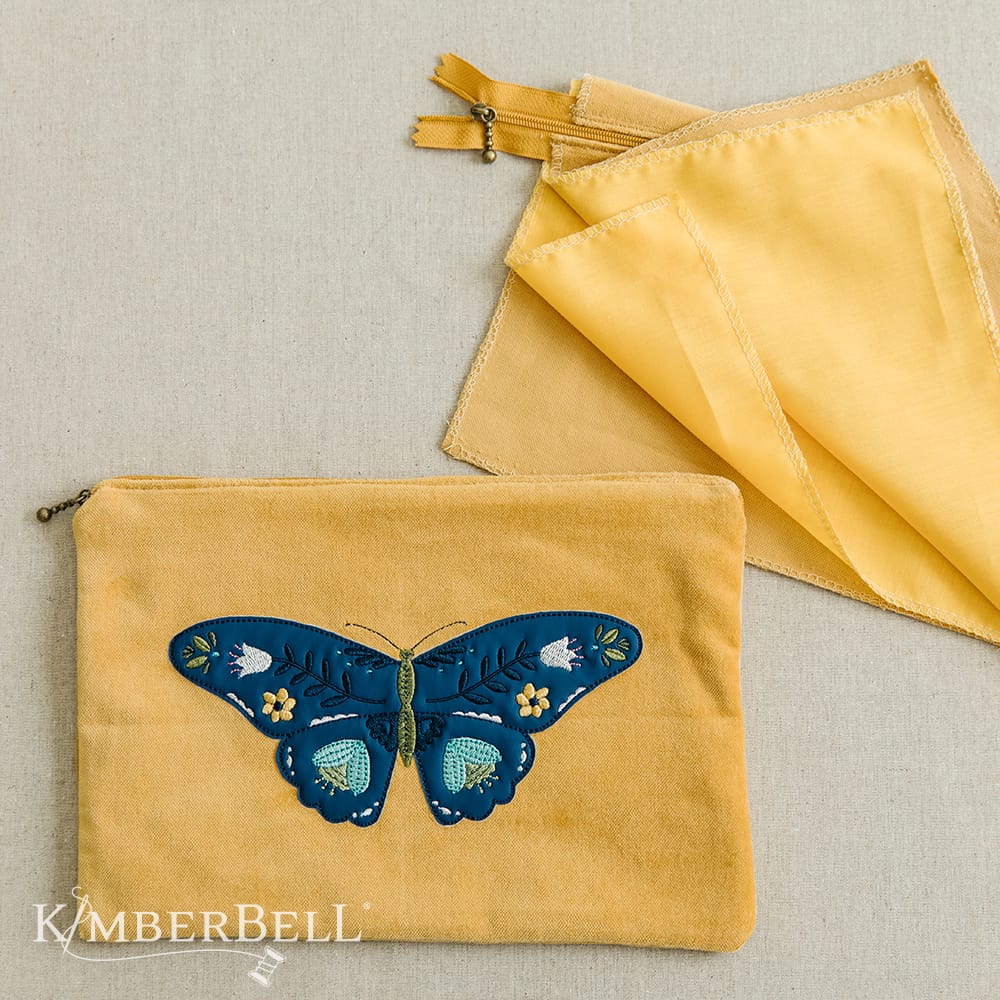 Blossoms and Butterflies Machine Embroidery Design