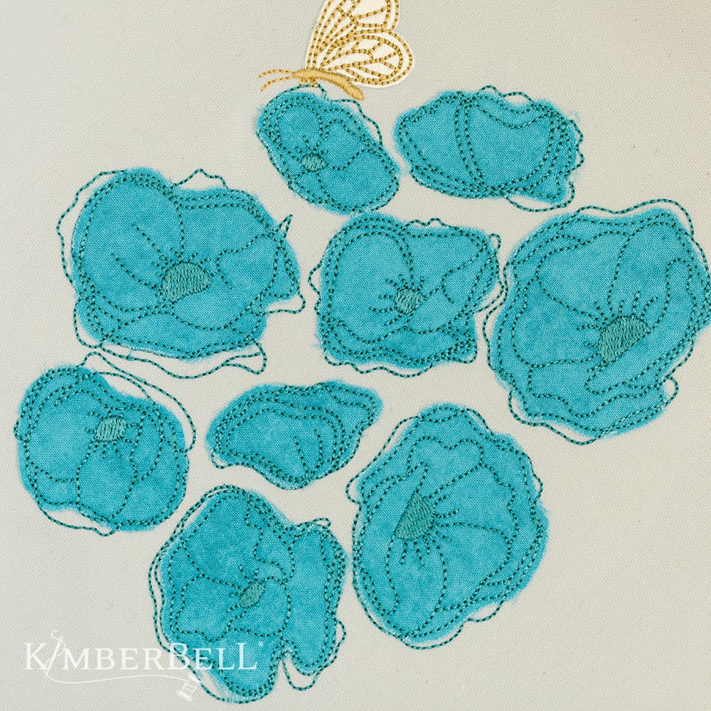 Blossoms and Butterflies Machine Embroidery Design