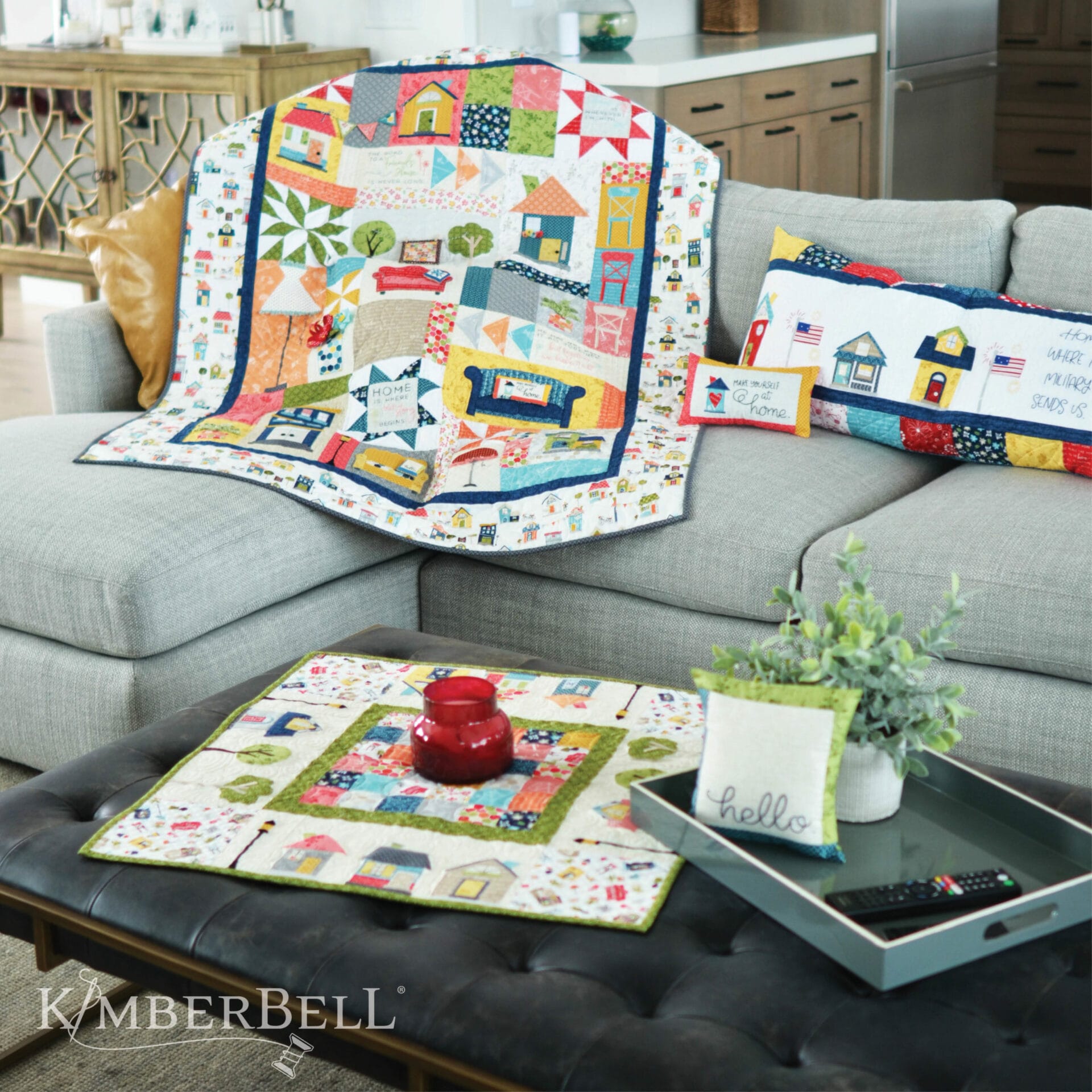 Make Yourself At Home Quilt, Sewing