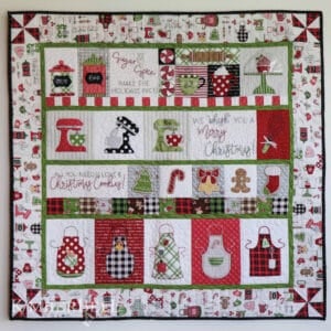 We Whisk You a Merry Christmas Quilt, Sewing