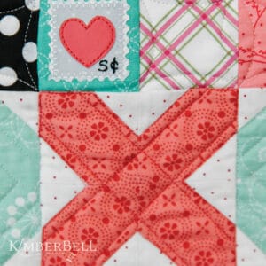 Love Notes Quilt, Sewing