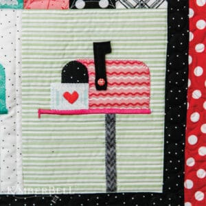 Love Notes Quilt, Sewing
