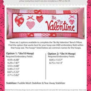 Cover_KD515_BeMyValentineBenchPillow