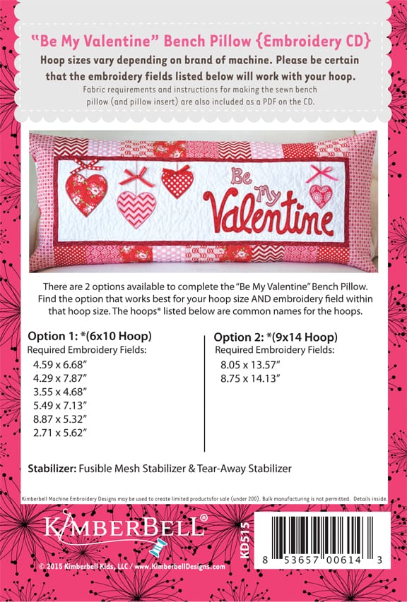 Cover_KD515_BeMyValentineBenchPillow
