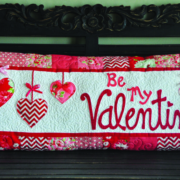 Be My Valentine Bench Pillow, Sewing (RETIRED)
