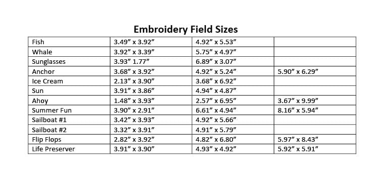 KDVT1007 Embroidery Field Sizes1024_1