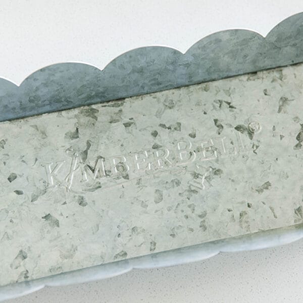 Scalloped Metal Tray