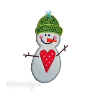 snowman with heart final