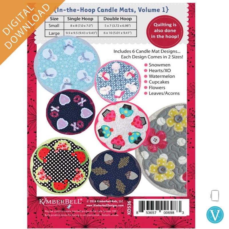 Candle mats Back