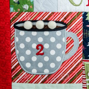 Cup of Cheer Advent Quilt1008Webres