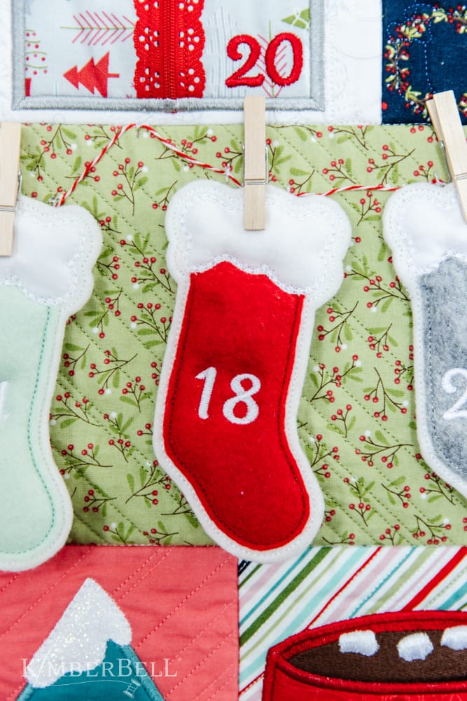 Cup of Cheer Advent Quilt1045Webres