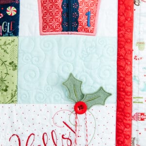 Cup of Cheer Advent Quilt1057Webres
