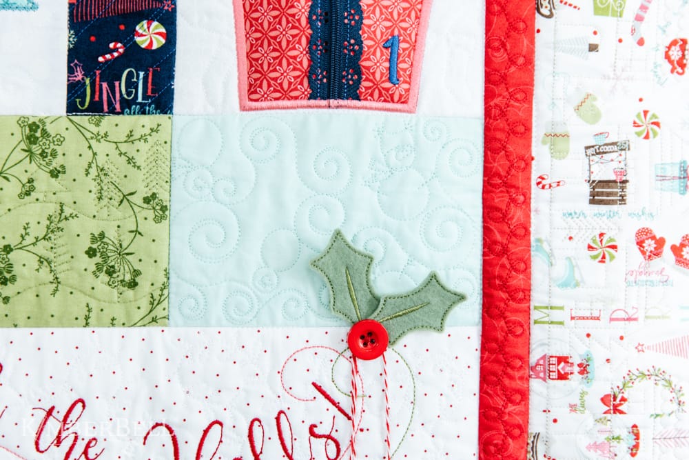 Cup of Cheer Advent Quilt1057Webres