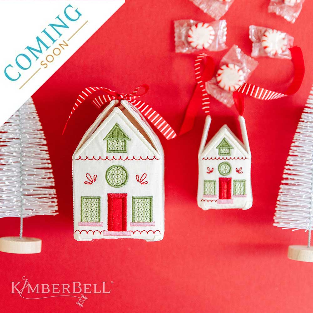 Kimberbell Embroidery Club: December 2023 – Christmas House Gift Box (