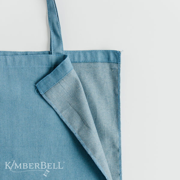 Tote Blank, Chambray, 15 x 17″